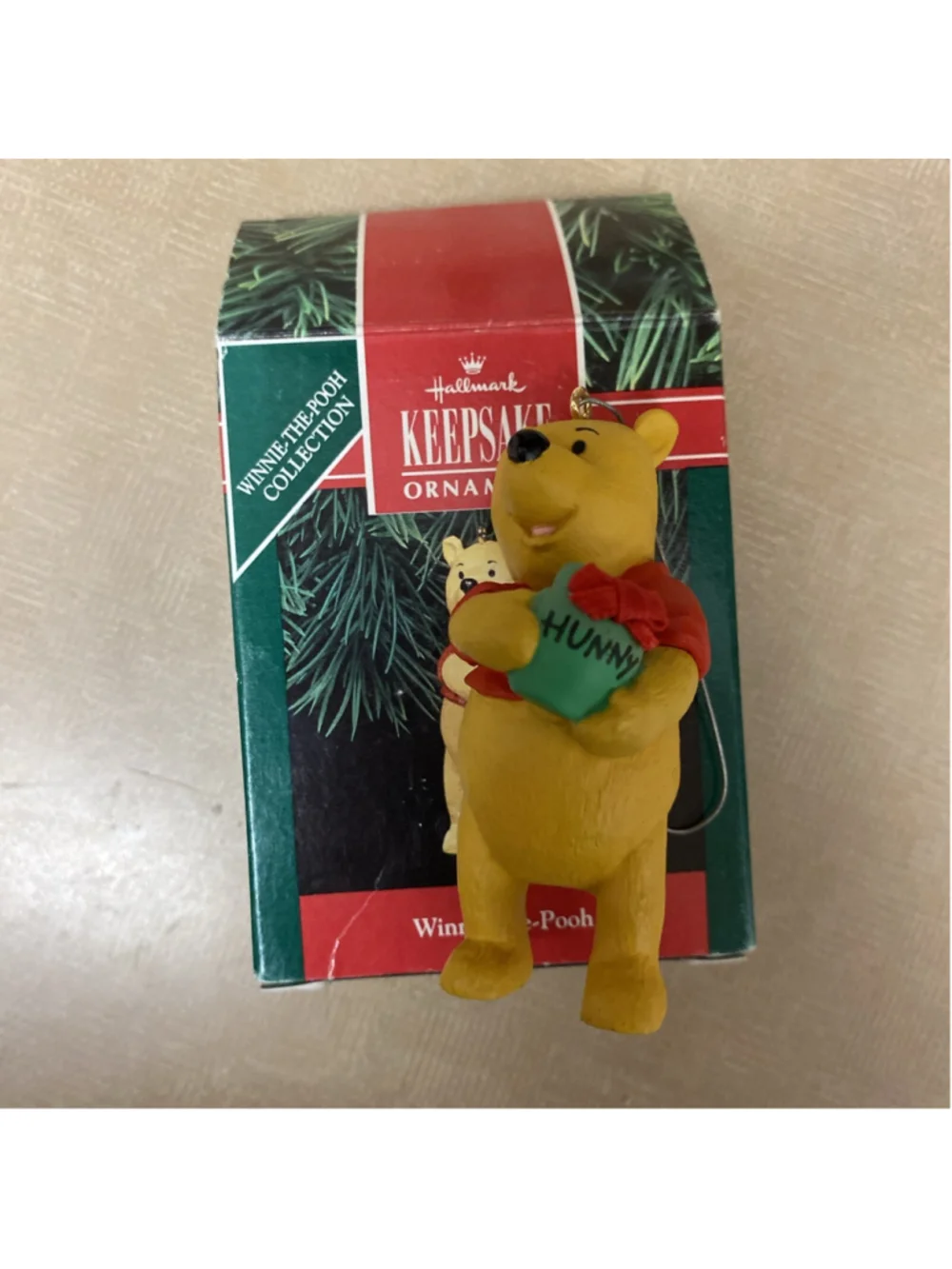 Hallmark Keepsake Christmas Ornament, Winnie-the-Pooh Holding 'Hunny' Pot,